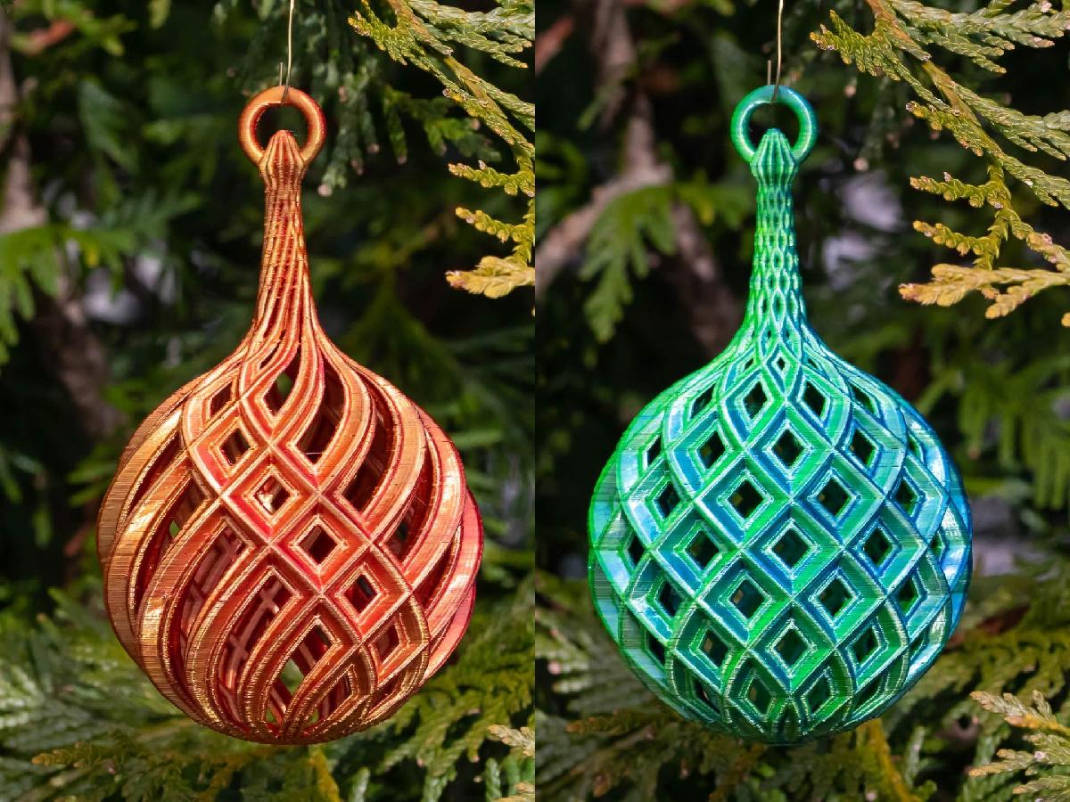 Bolas Espiral e de Malha Fina com Caules