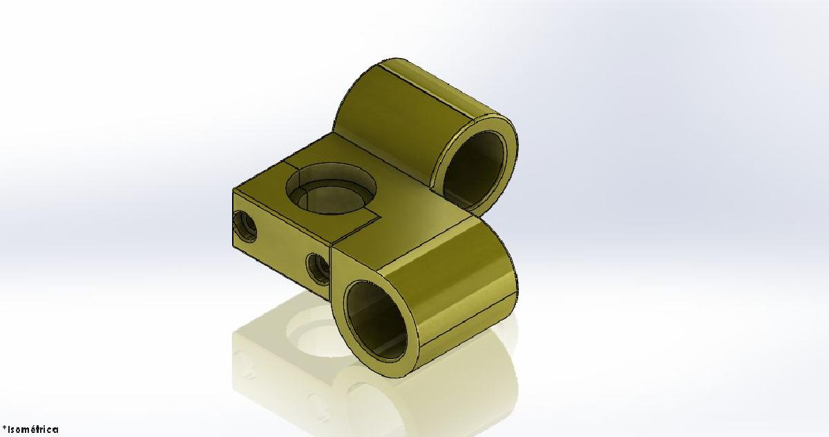 Carro simples Ulticampy V3, 2 rolamentos lm8uu, e3d v6.