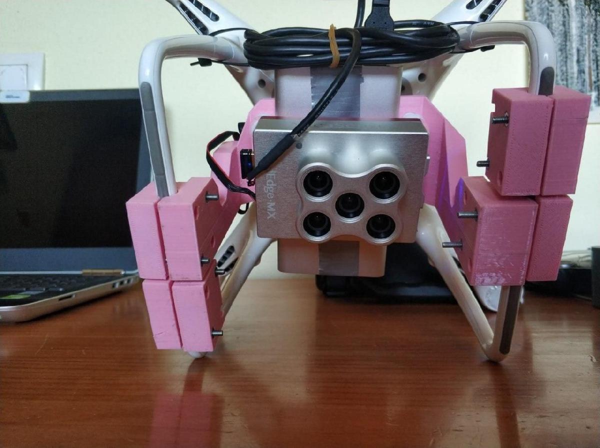 Phantom 4   Suporte para Micasense RedEdge MX