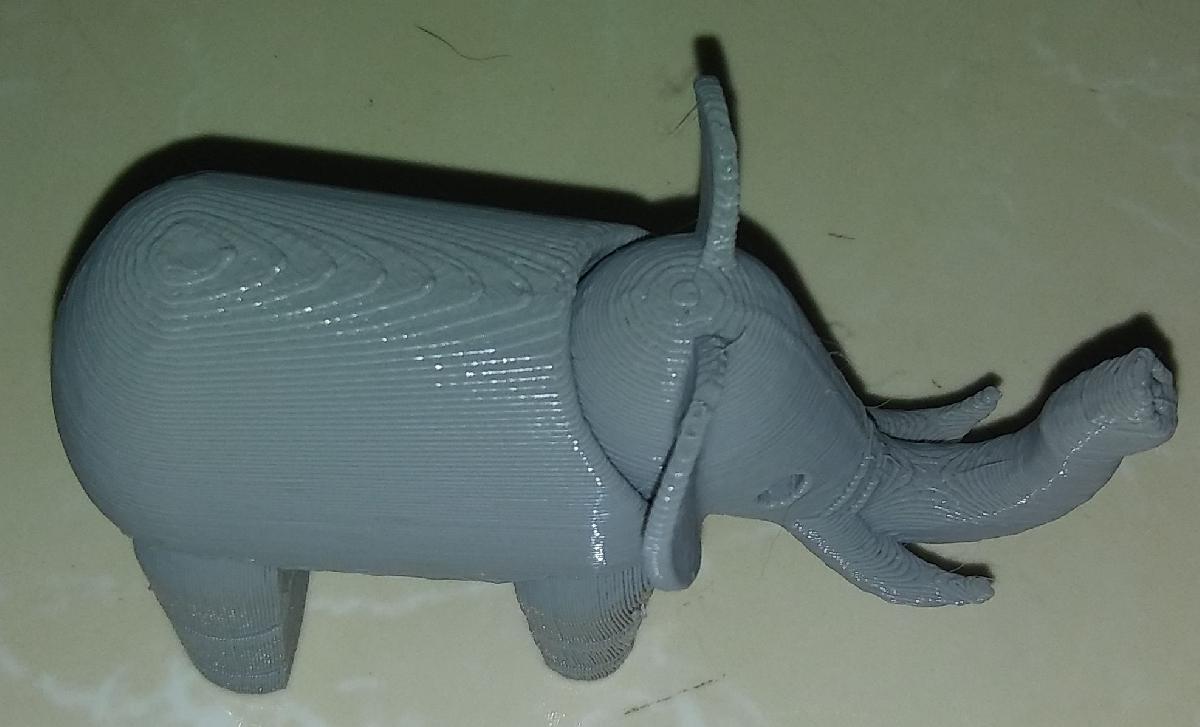 Tronco de Elefante LFS para cima e presas / IEC3D