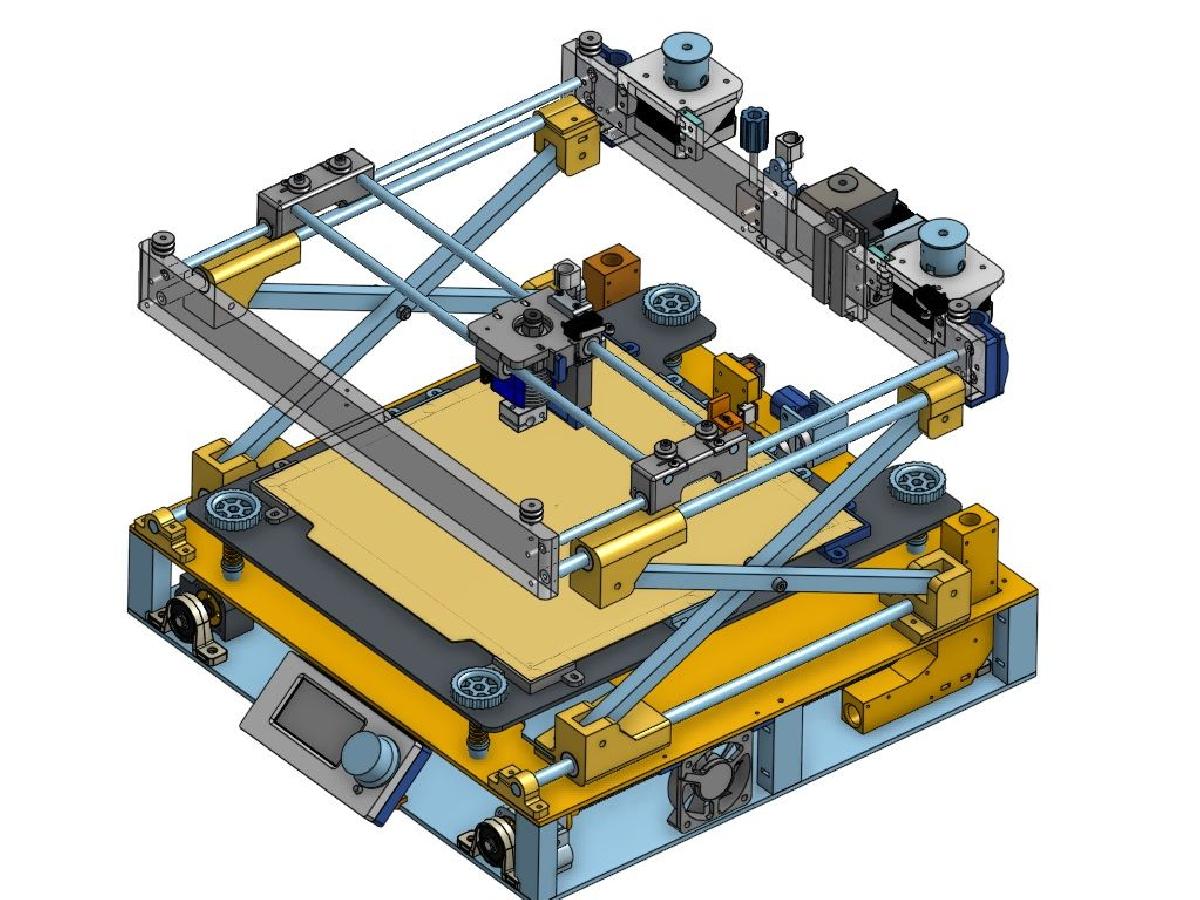 IMPRIMIDOR 3D JUTOGU 3.5 ATUALIZADO AGORA COM ARQUIVOS DE MONTAGEM