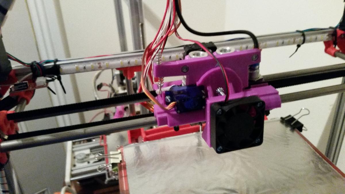 Extrusora Dupla Avancada   cabecote retratil