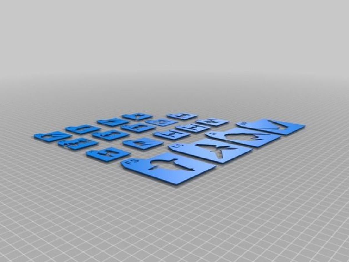 Divisores de tiles de naves Imperiais X wing da Onda 13