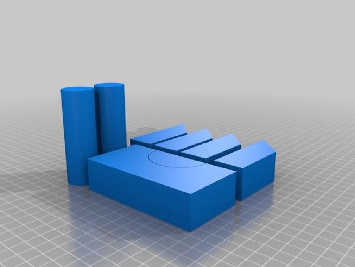 Blocos de construcao como jogos de quebra cabeca em 3D