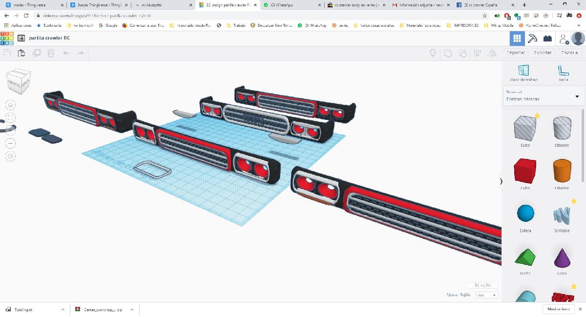 Parilla crawler RC 1/10