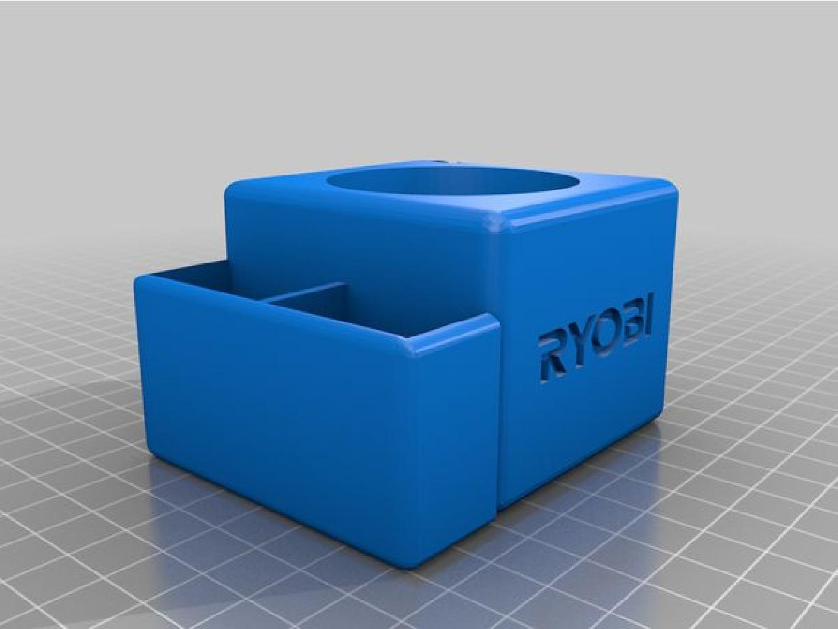 Suporte de parede para chave de fenda eletrica Ryobi