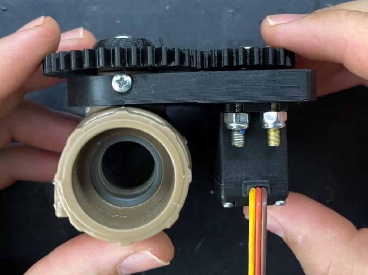 Registro Motorizado com Servo Sem Sensor de Confirmacao de Abertura e Fechamento