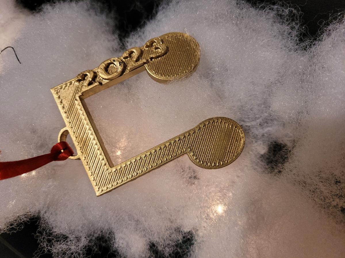 ornamento de nota musical 2023/2024