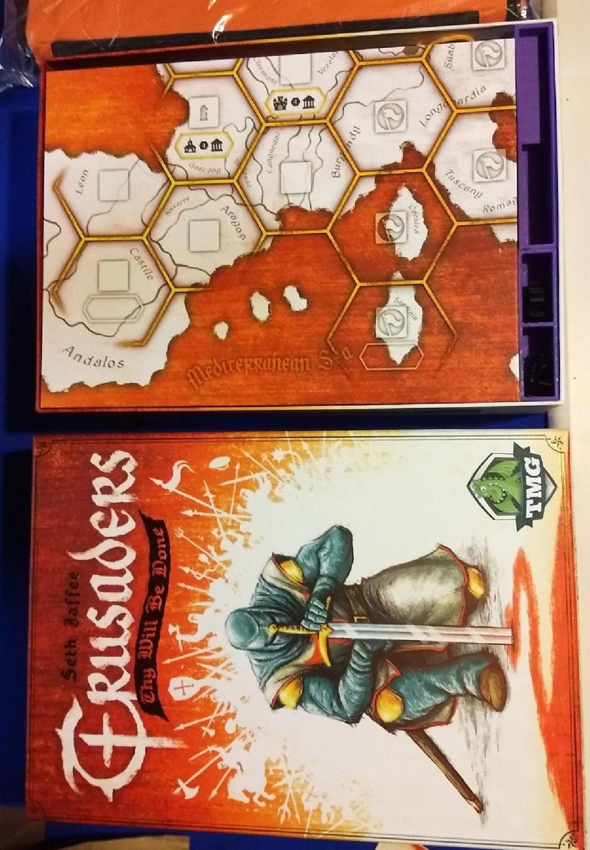 Crusaders, Que Tua Vontade Seja Feita edicao de luxo (com expansao!) inserto da caixa.