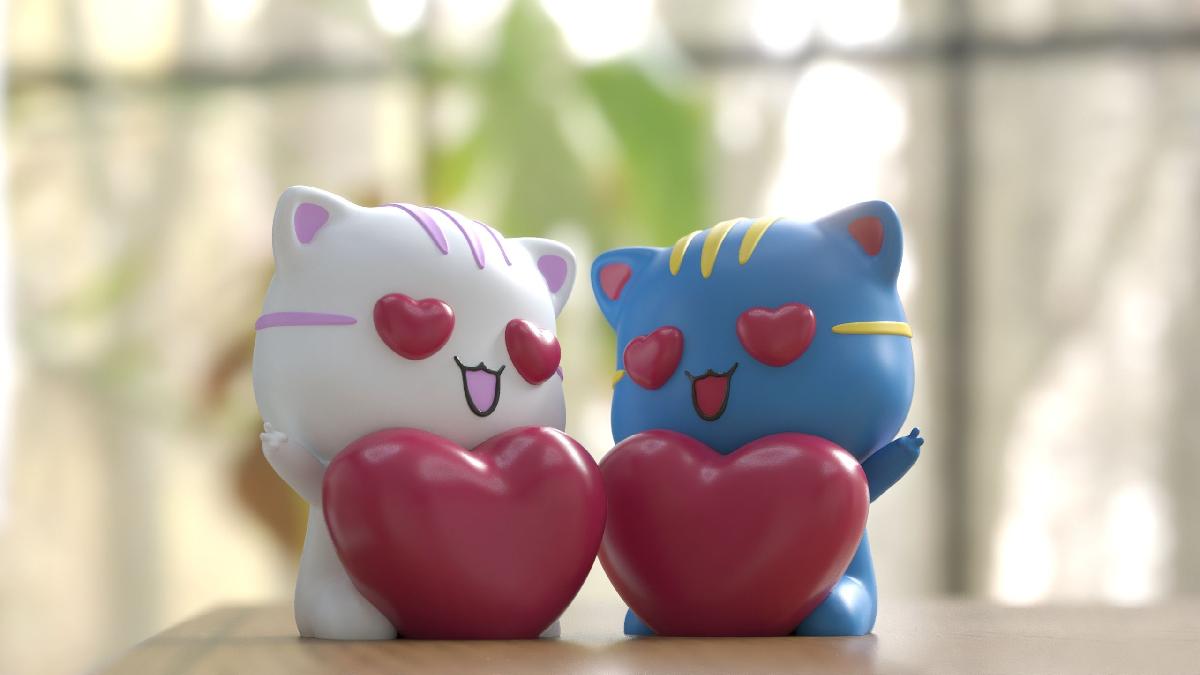 ♡♡♡ LINDA GATINHA KAWAII fofa e apaixonada