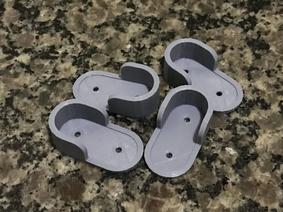 Support Hook for storing filament.