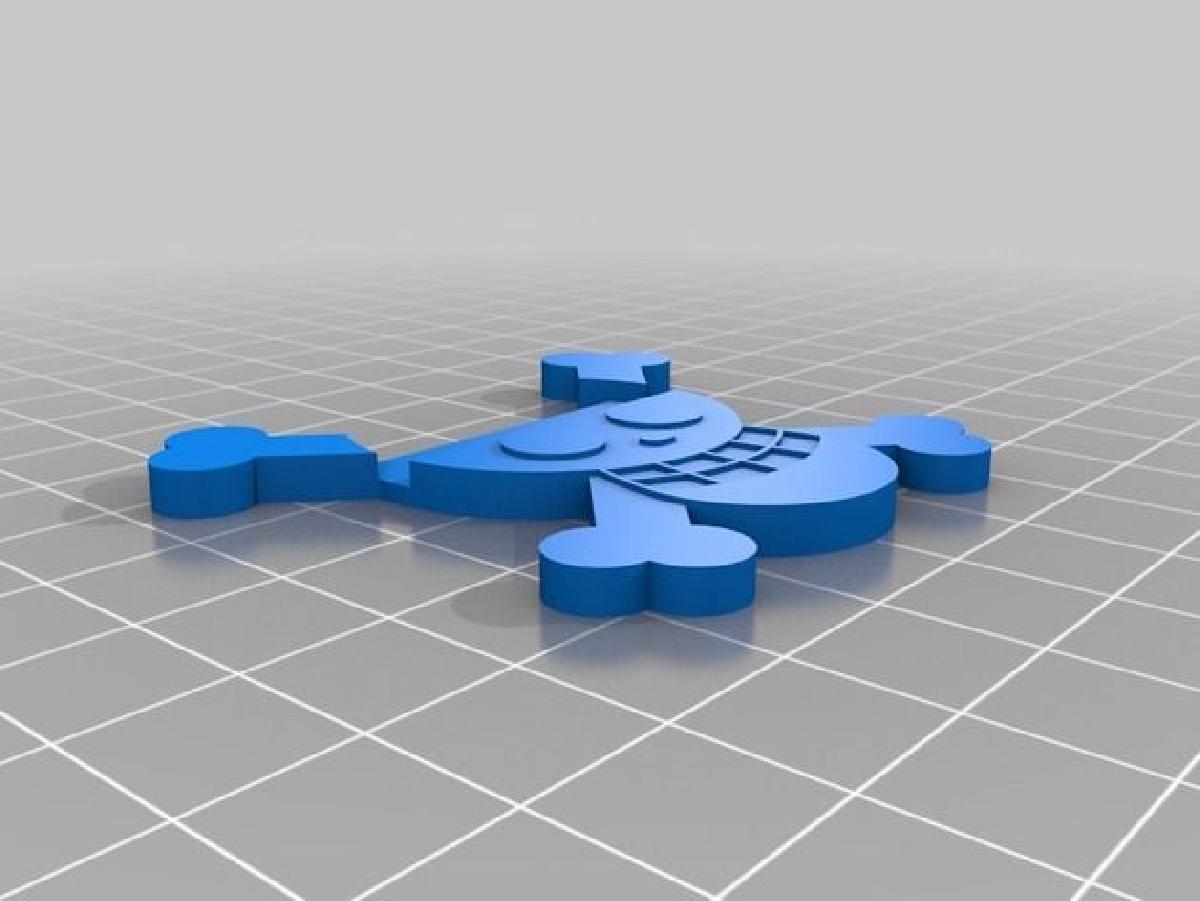 Chaveiro ONE PIECE Jolly Roger Mugiwara No Luffy