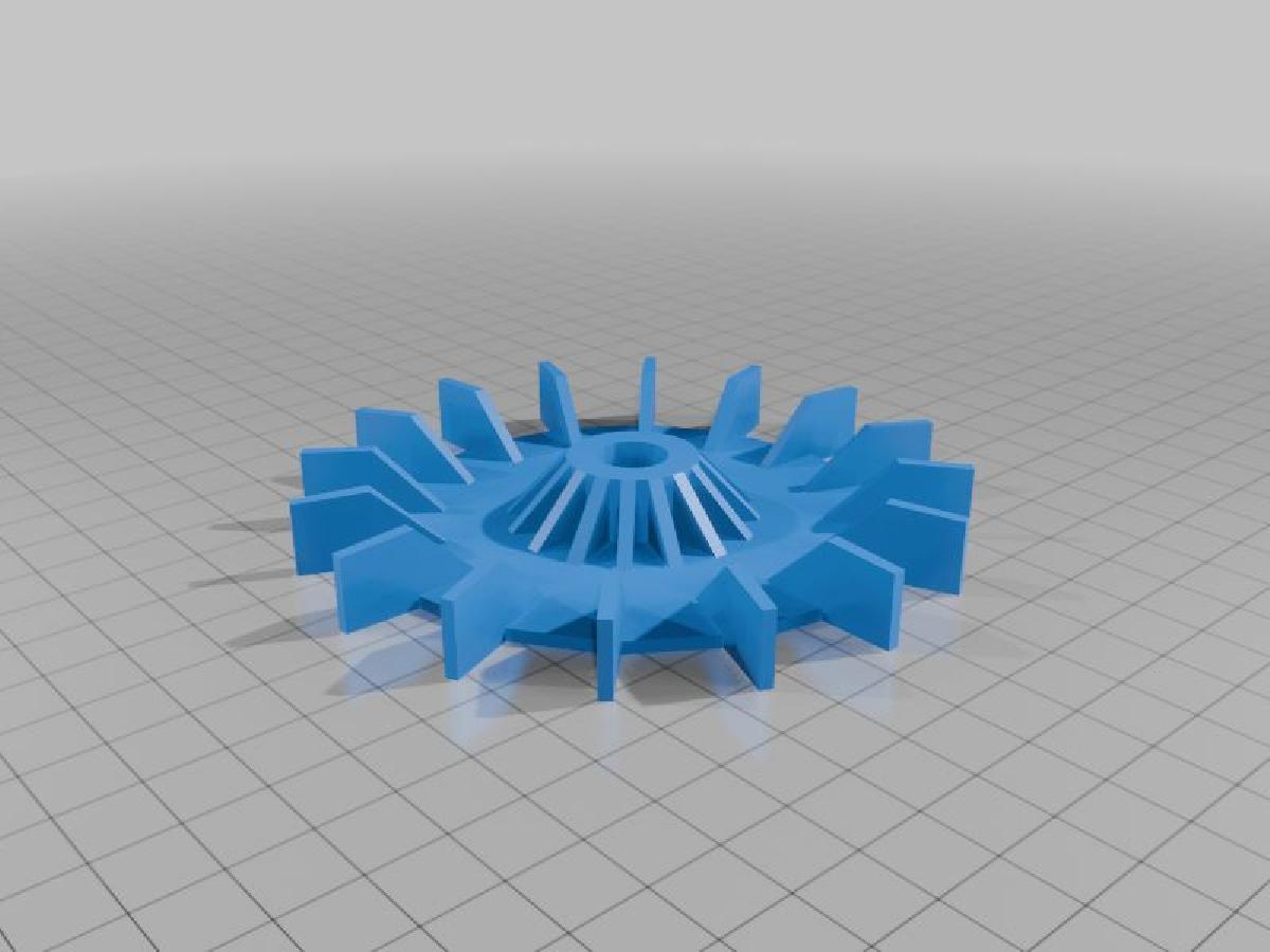 Ventoinha para motor de portao basculante