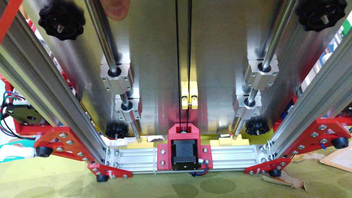 SUporte de varillas, tensor de correia, anclagem de correia eixo Y, suporte LCD Anet AM8 em cama de 300x300.