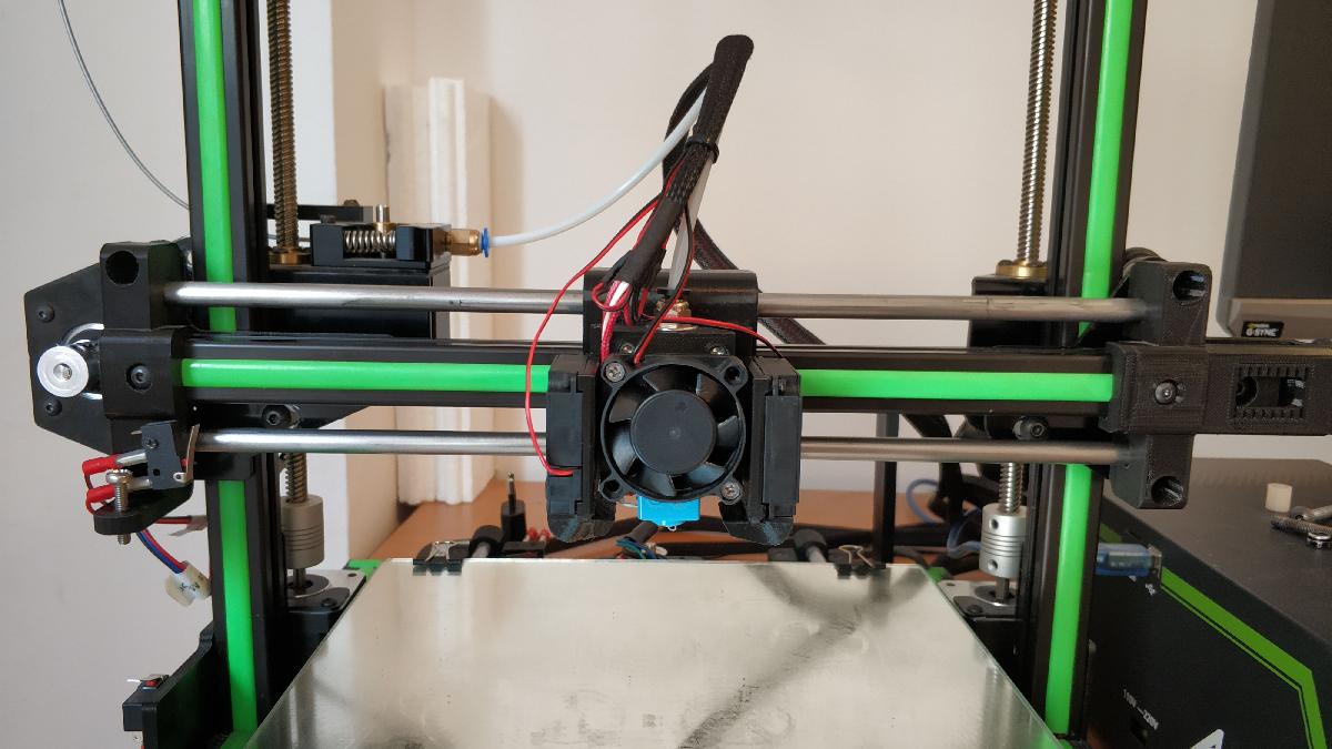 Anet e10 eixo X varas. V.2.1 (versao melhorada)