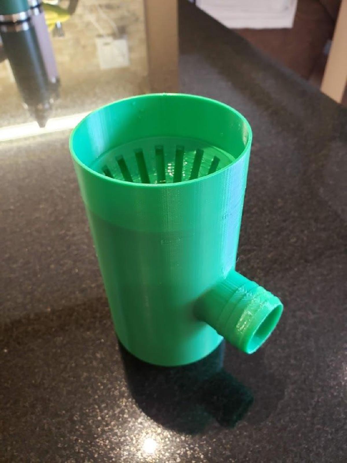 Desviador de barril de chuva de PVC 3" com saida de 1,25"