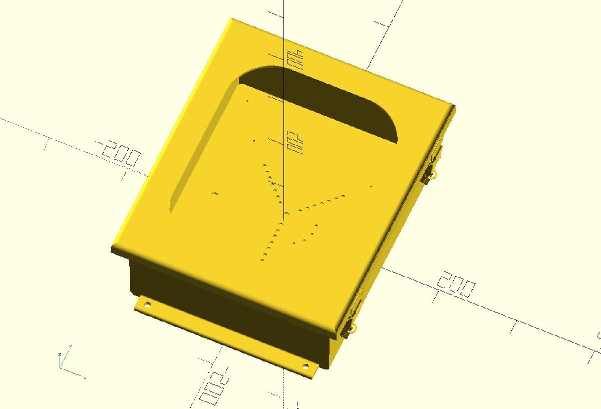 Caso completo do capacitor de fluxo BTTF e placa de pecas