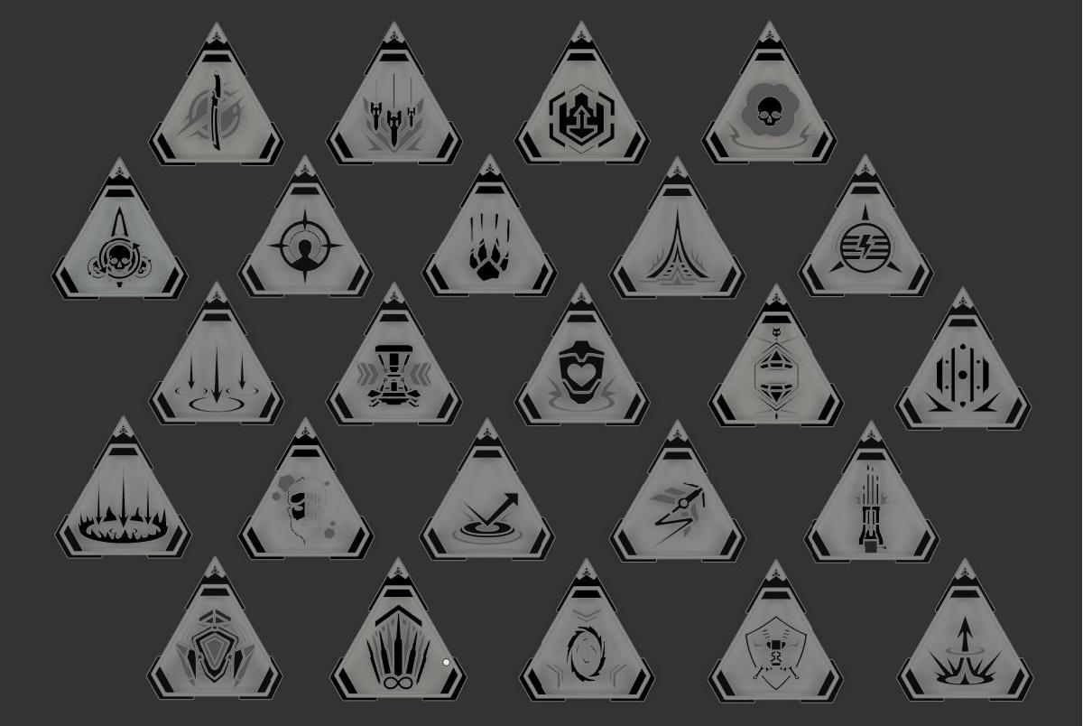 Icones Definitivos de Apex Legends (Ornamentos)