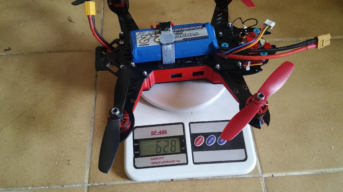 Maticora quadricoptero 250 fpv com estabilizador