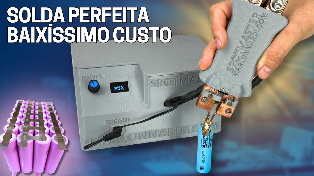 Solda ponto para baterias com Arduino SpotMaster | Soldagem por pontos para baterias