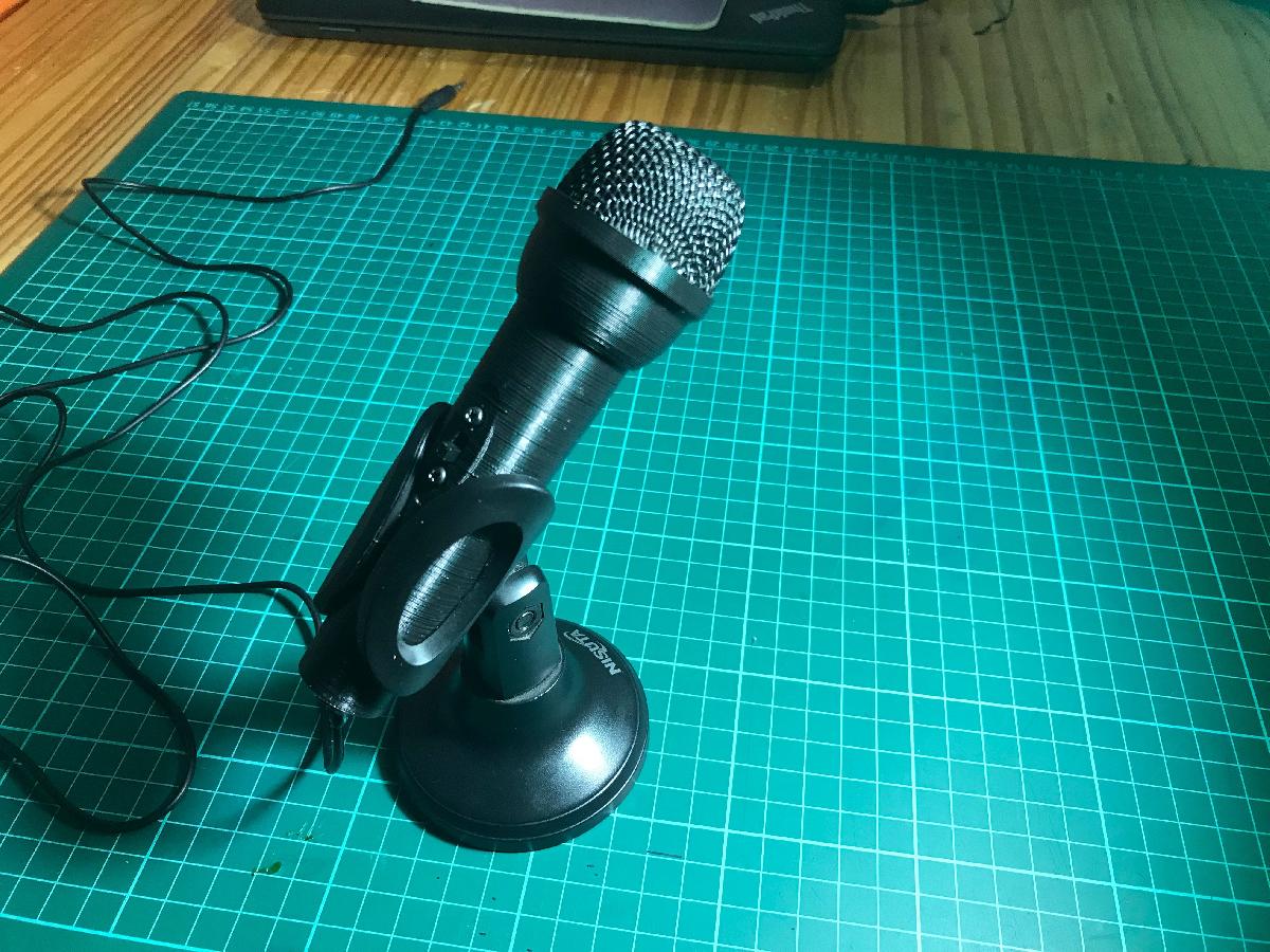 Microfone Carcaca Nisuta Ns mic 180