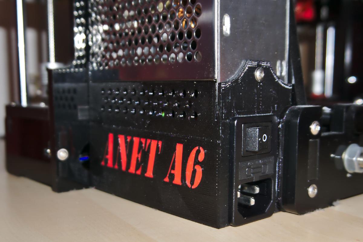 Capa de Fonte de Alimentacao Anet A6
