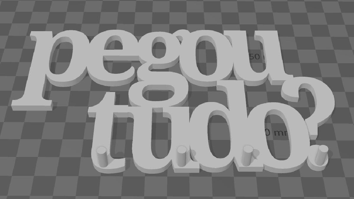 Porta chaves   PEGOU TUDO?