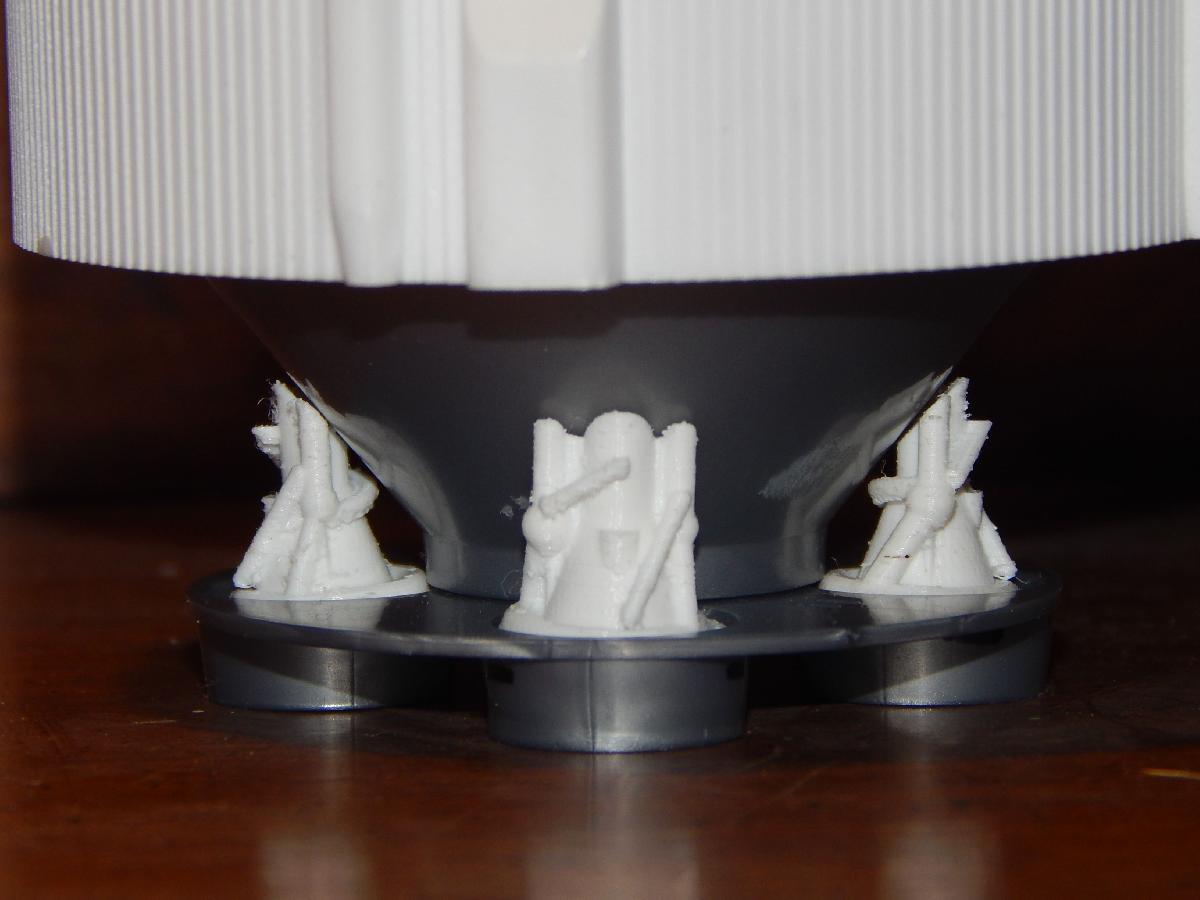 Motores J 2 S II Stage Custom para modelo em escala 1:144 da Revell Saturn V