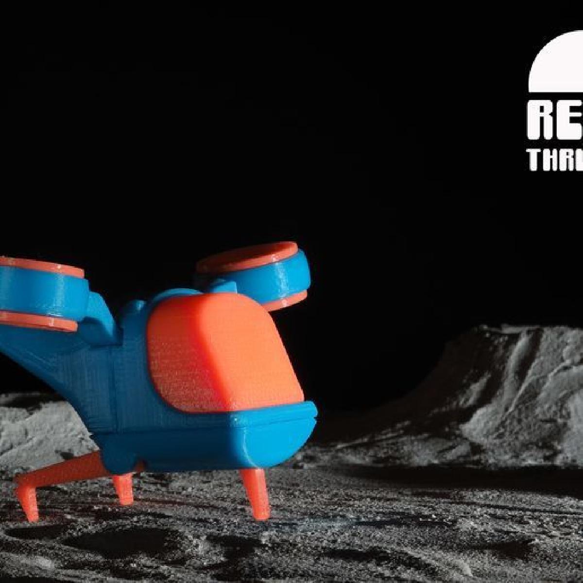 Propulsores retro RT3 Brinquedo de nave espacial de ficcao cientifica sem suportes