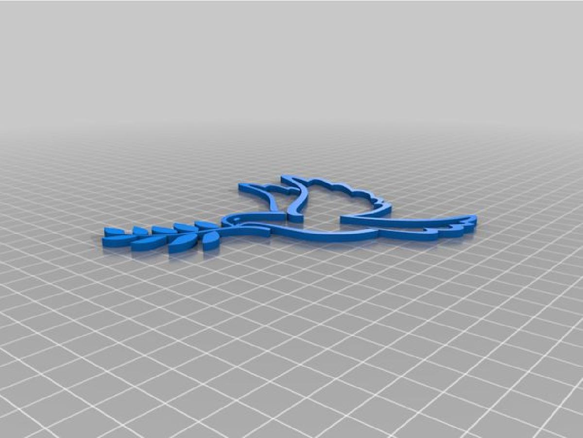 Cartão da pomba do Espírito Santo