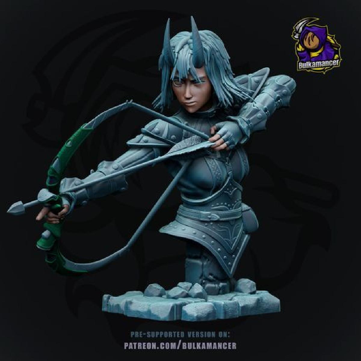 Arueshalae | Pathfinder: Colera dos Justos | Versao em Bust