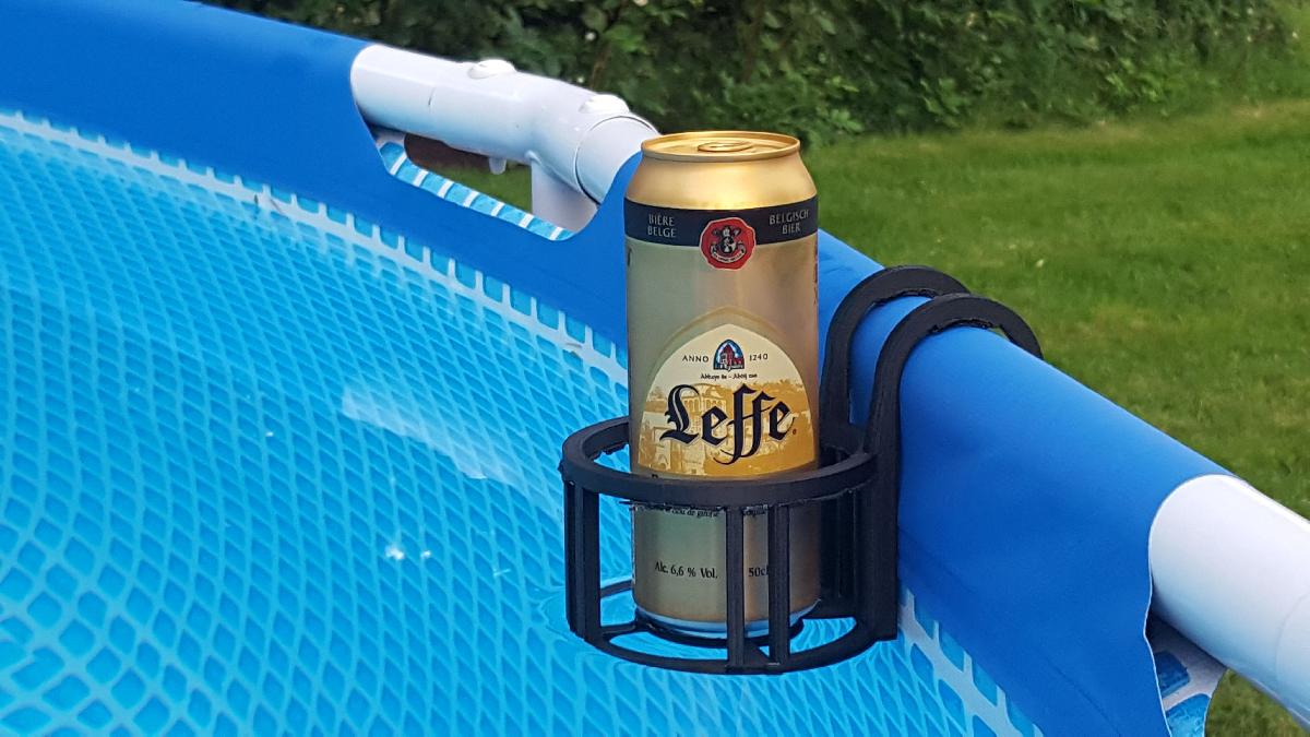 Suporte para piscina tubular de vidro Intex