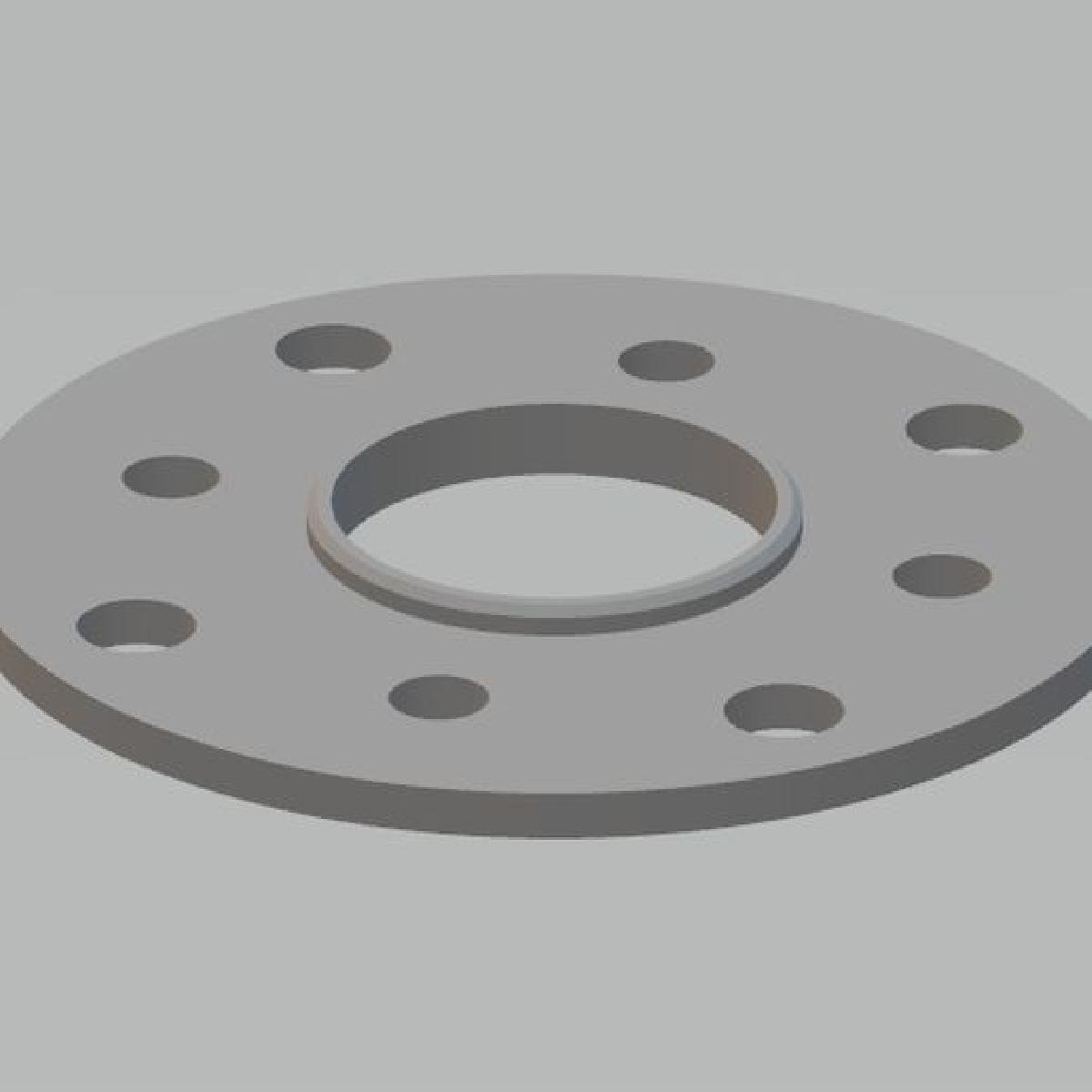 Template de furacao para diferencial Q45 para adaptar no eixo de transmissao do chassis S.