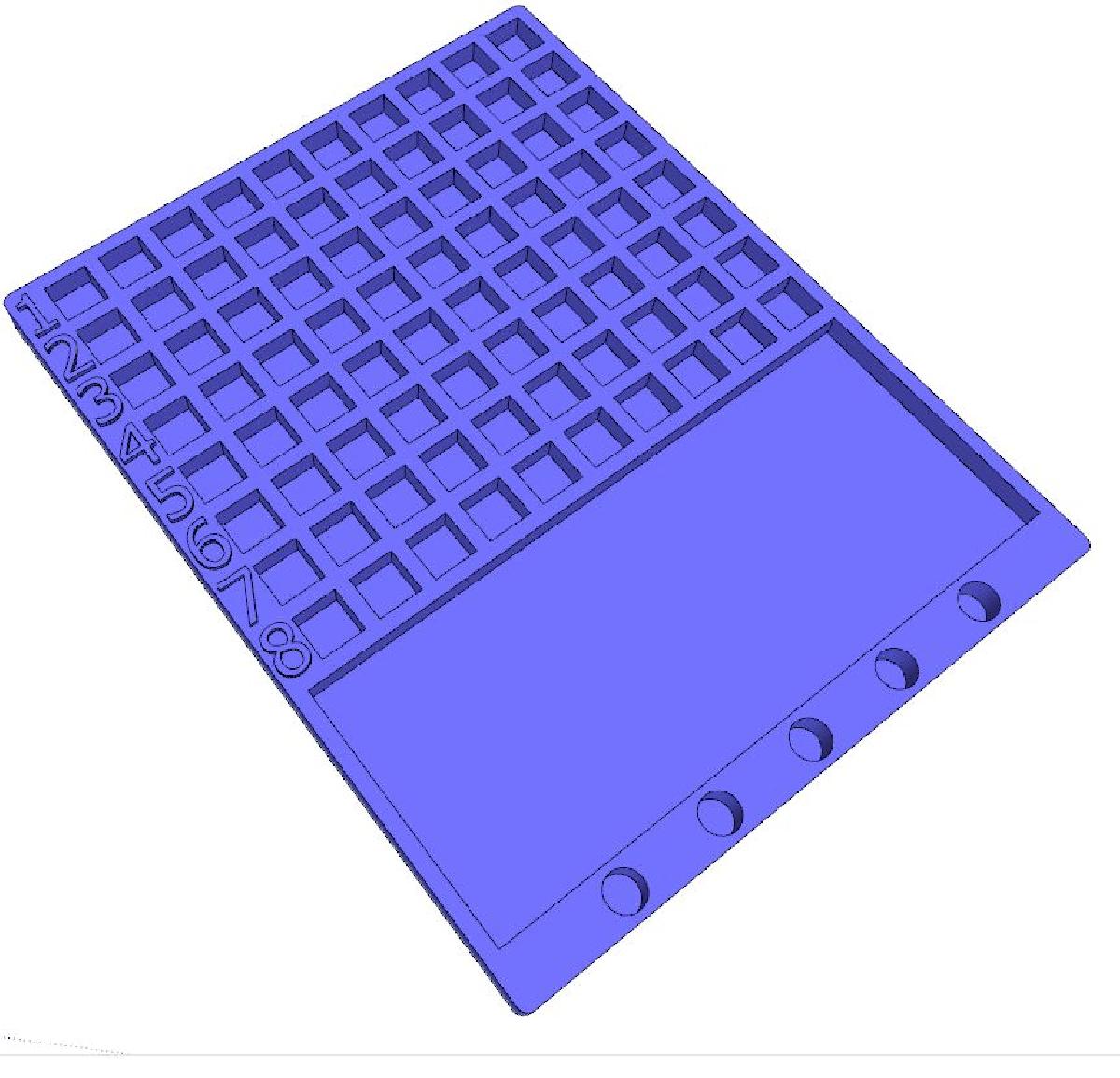 Organizer for disassembling small electronics