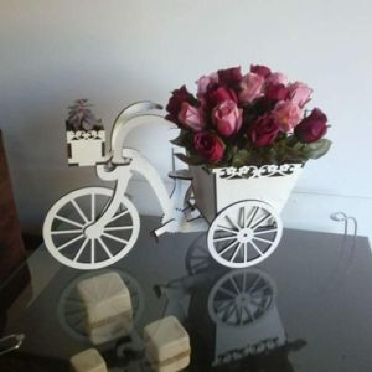 BICICLETA DECORATIVA, CORTE A LASER CNC