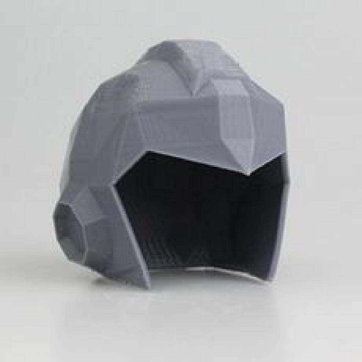 Low_Poly Rockman (Megaman) Capacete