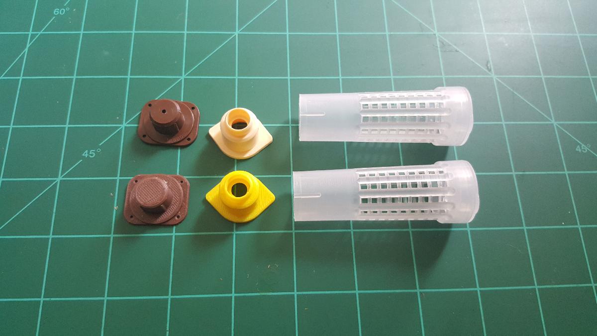 Suporte de Copo para Celulas do Sistema de Criacao de Rainhas Nicot