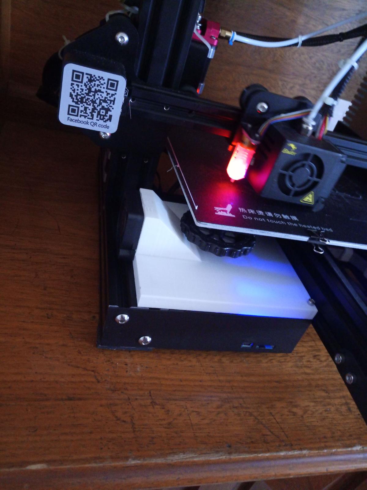 Capa do ventilador Ender 3 com bl touch Nao Pro