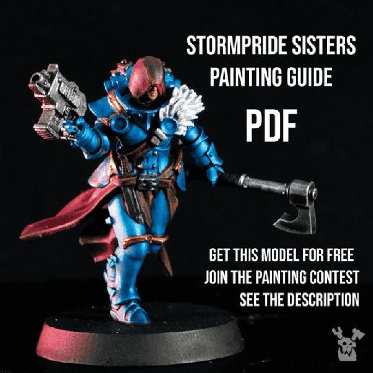 Guia de Pintura Gratuito Stormpride Sister PDF