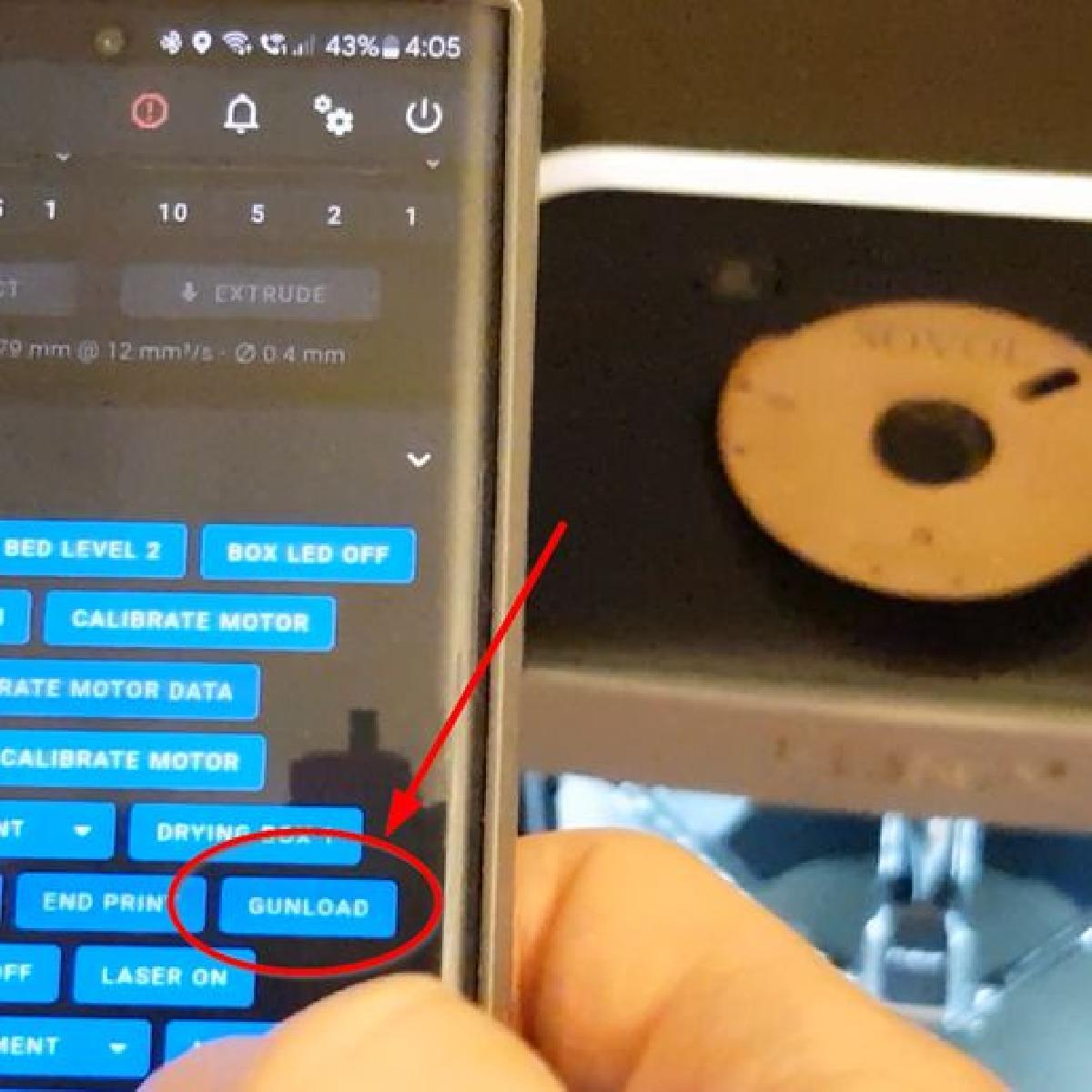 Colecao de melhorias FLSUN S1 Pro: macro de descarregamento, rodas de transporte.