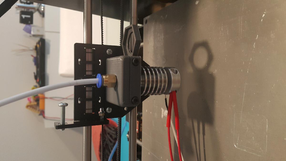 Suporte hotend Argento V6 para P3 steel cordobesa