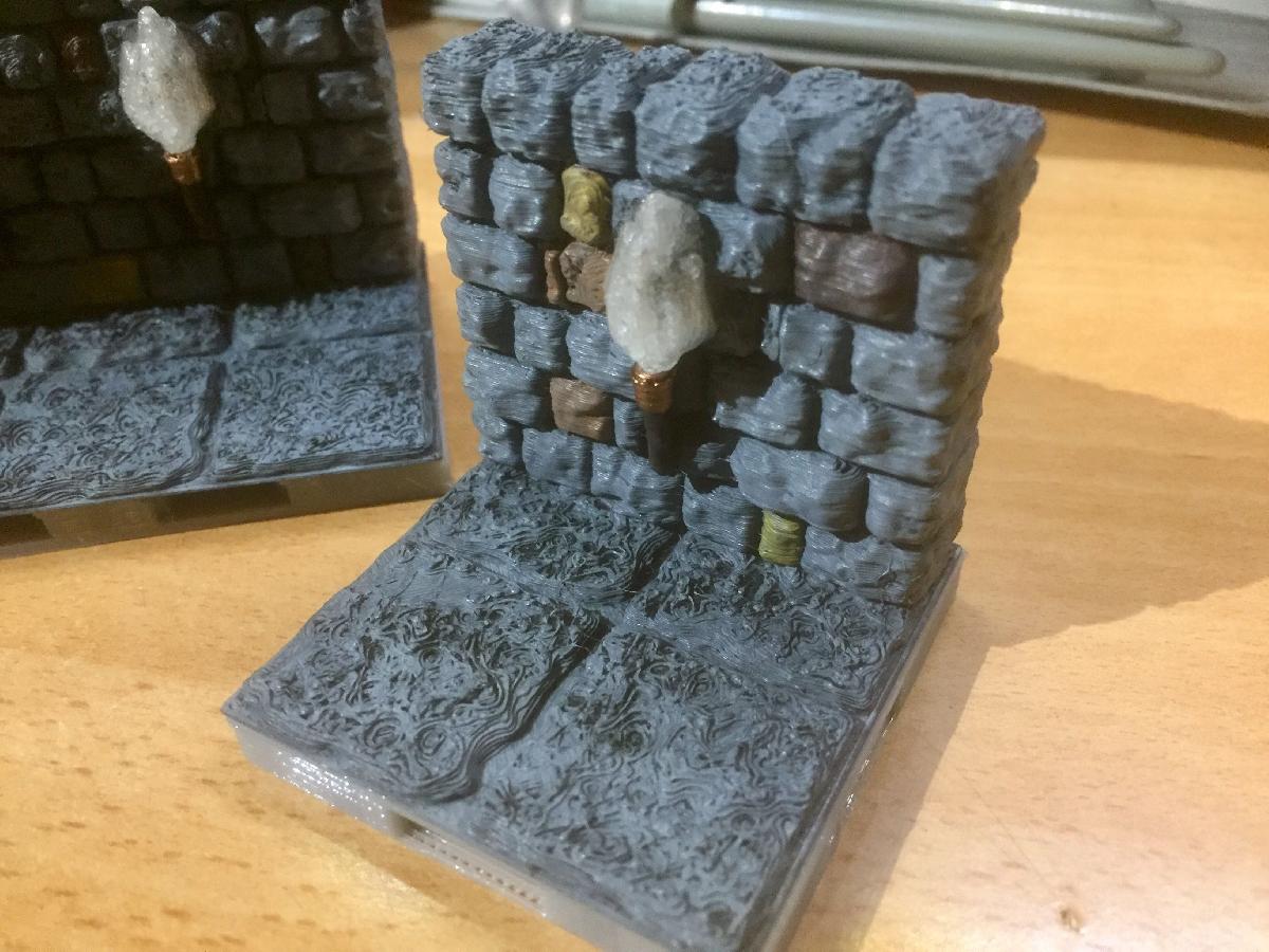 Tocha de Parede Acendivel Unica D&D