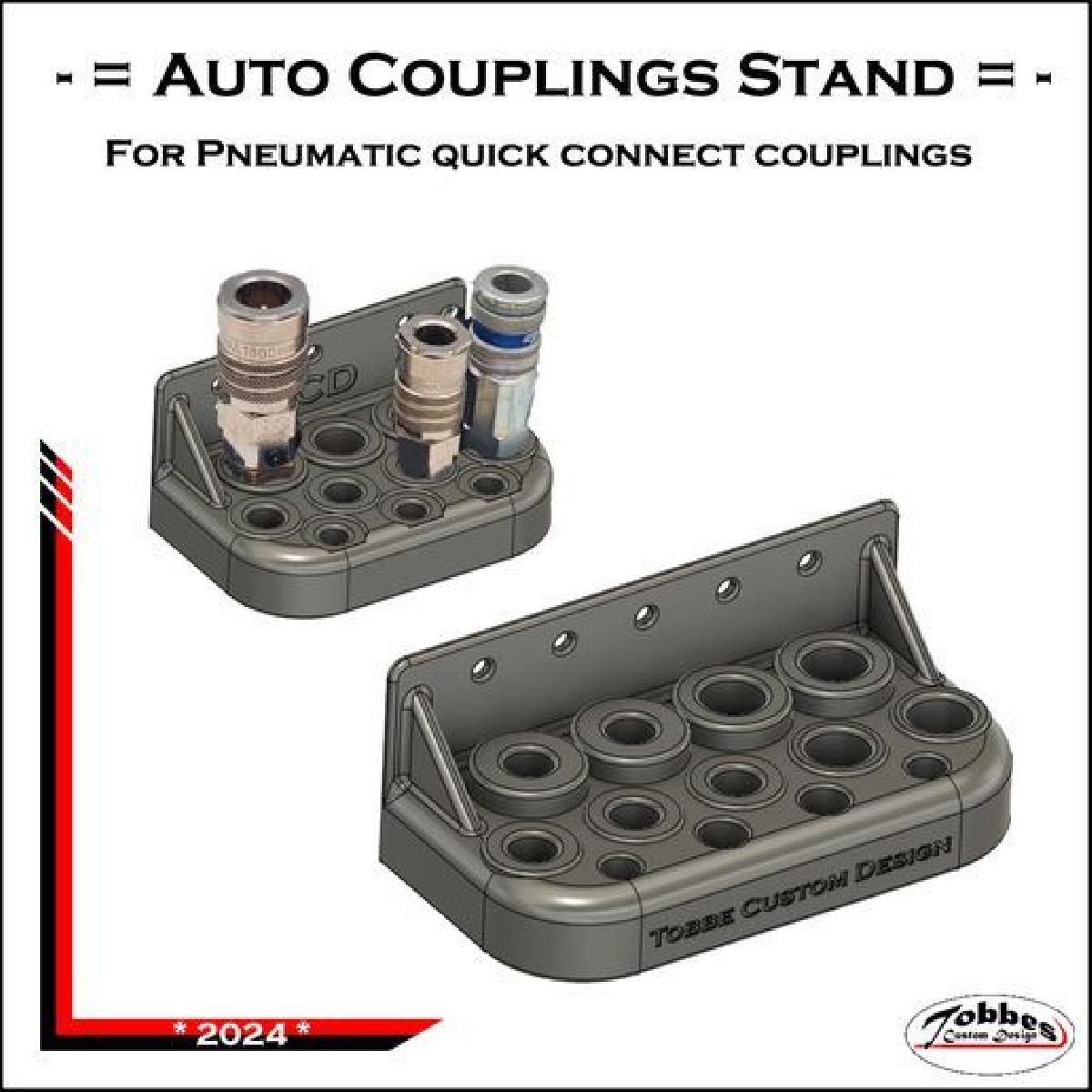 Suporte para Conector Rapido de Mangueira de Ar