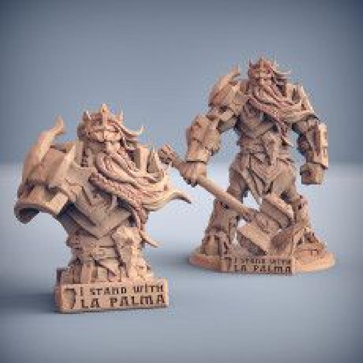 Busto de Hefesto & Chefe Epico (Pre suportado)