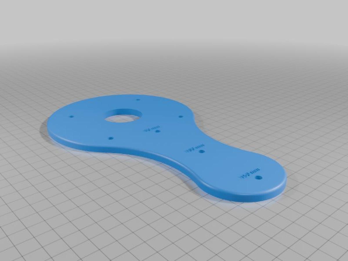 Base para corte circular 50, 100 e 150 mm Tupia Bosch GKF 550