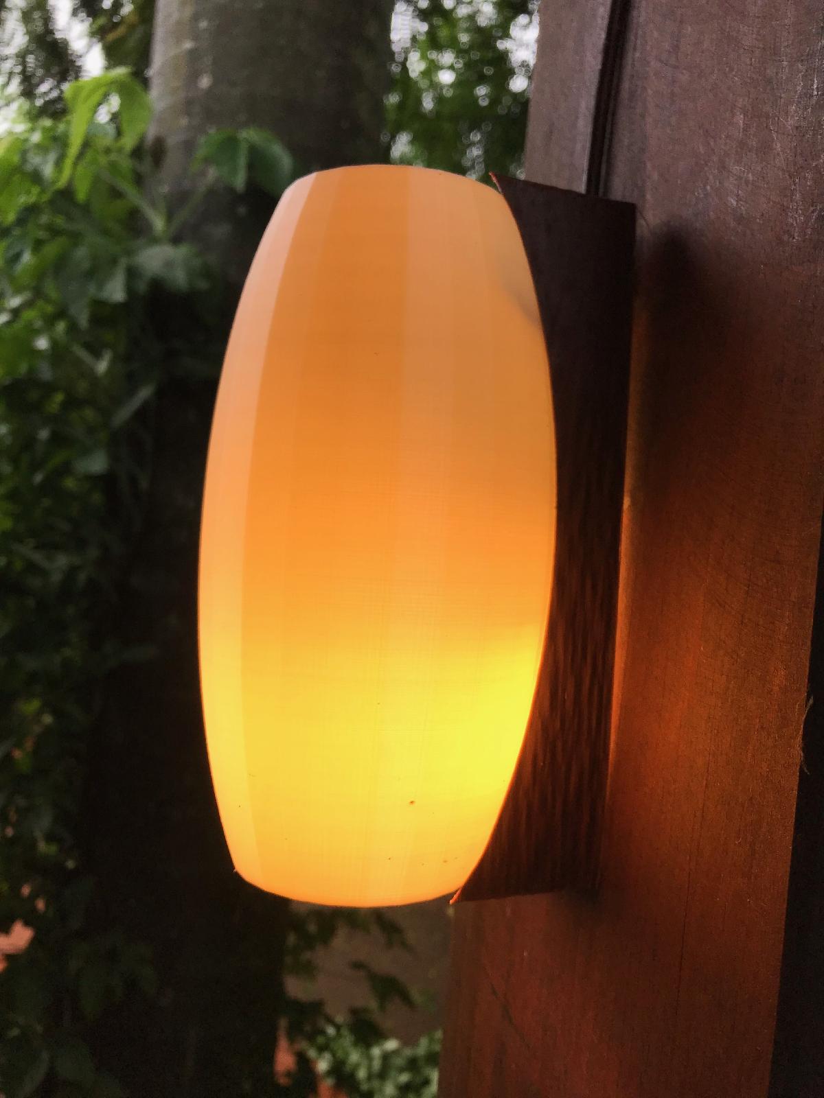 Luminaria de Parede Oval
