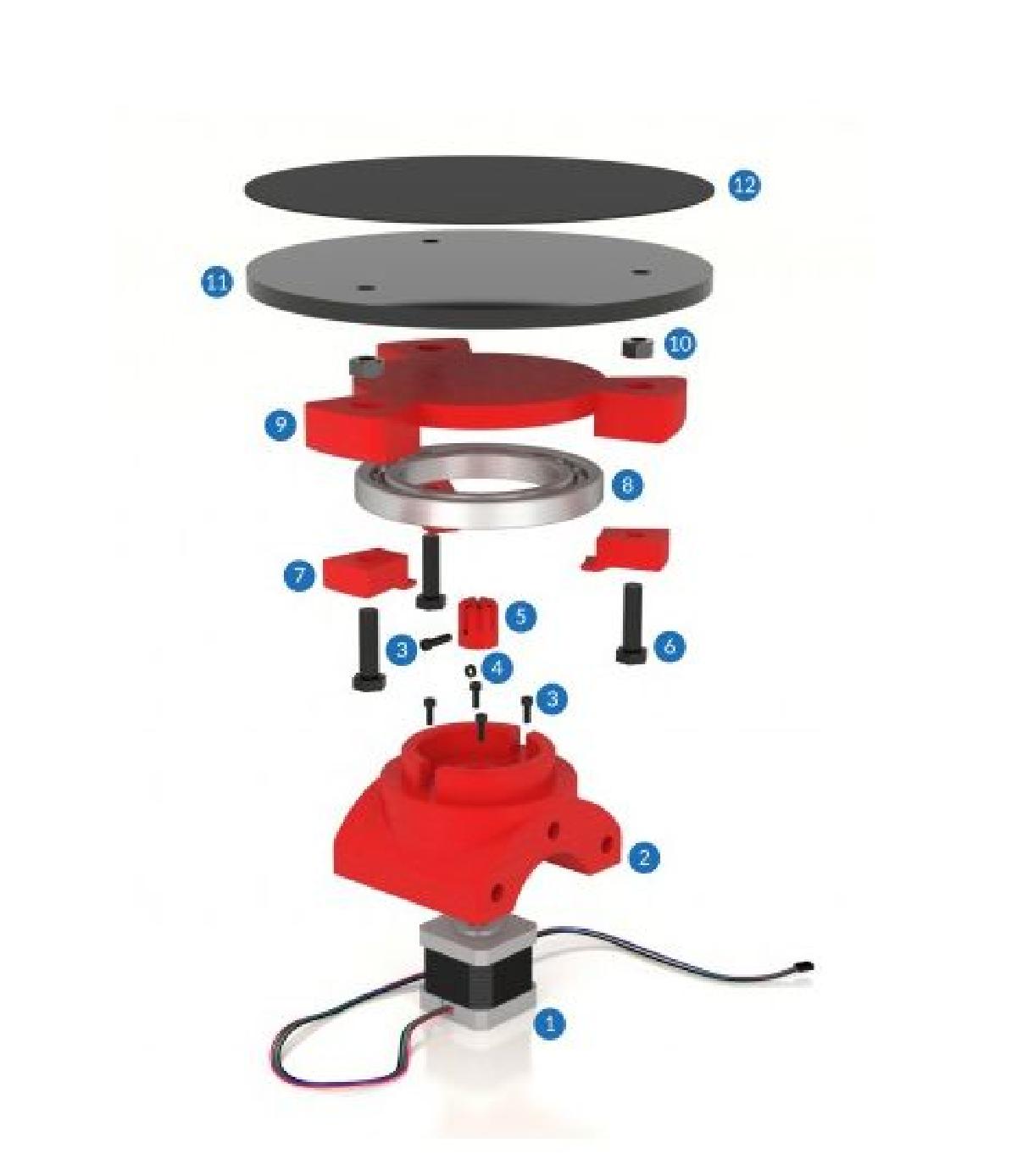 Base do scanner BQ Ciclop