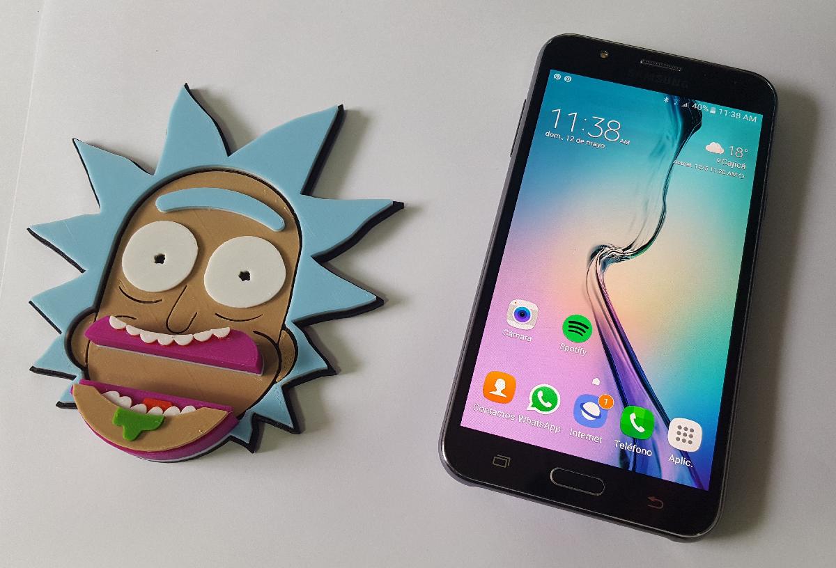 Suporte para celular com imagem de RICK