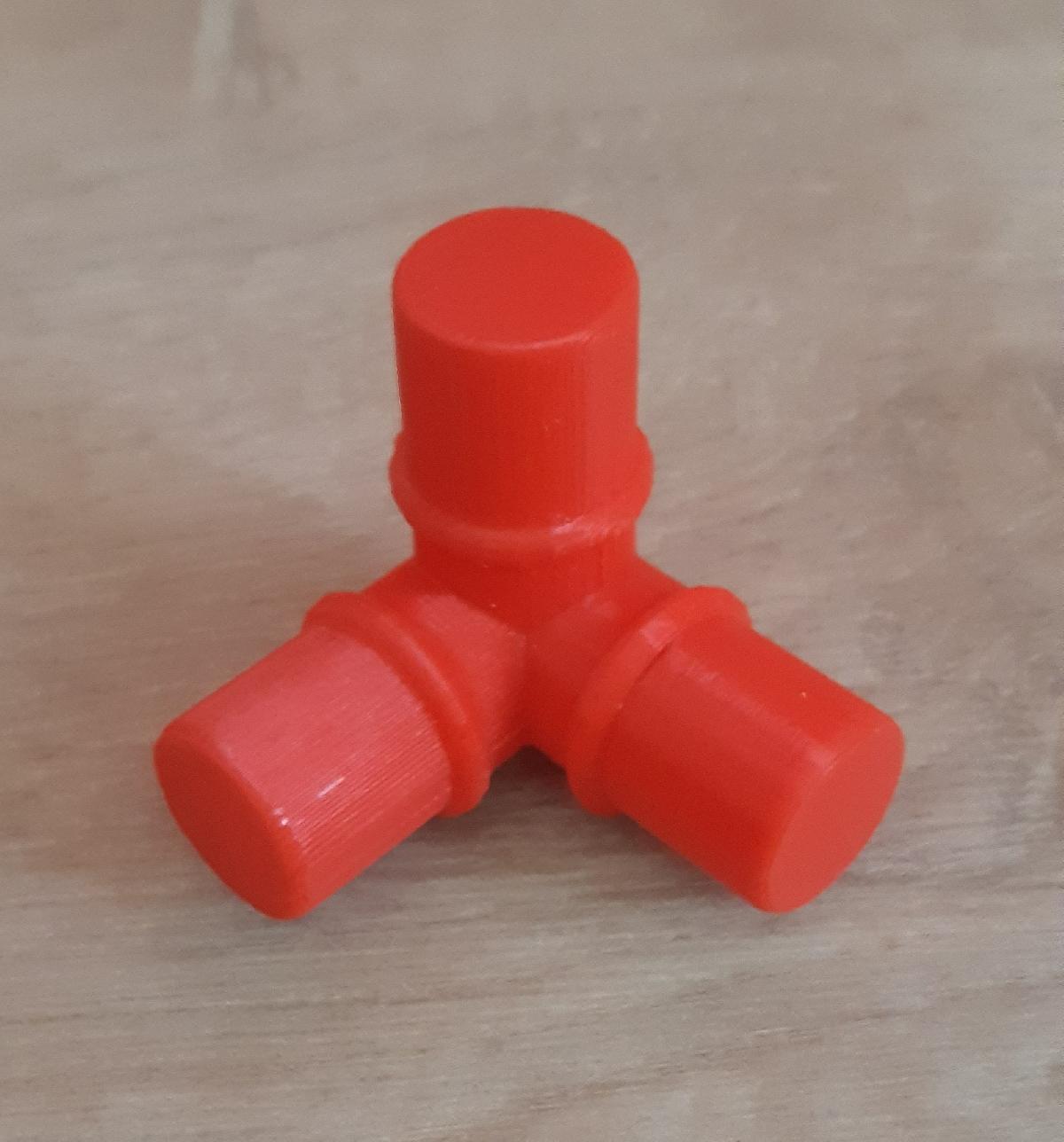 Conector de Tubo de PVC de 20 mm (Impressao 3D)