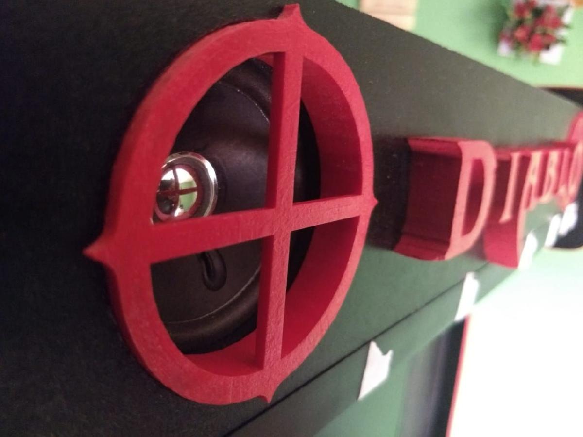 Mascara Diablo   Modelo 3